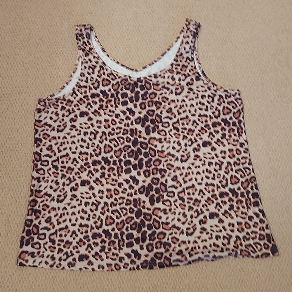 Leopard Print Tank Top